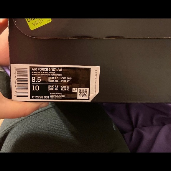 AIRFORCE ONE LV8 8.5 - Picture 5 of 5